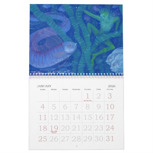Fantasy Art von Julia Khoroshikh Kalender (Jan 2026)