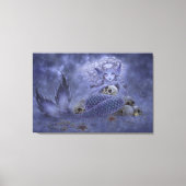Fantasy Art Wrapped Canvas Print - Dark Mermaid Leinwanddruck (Vorderseite)