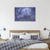 Fantasy Art Wrapped Canvas Print - Dark Mermaid Leinwanddruck (Insitu (Schlafzimmer))