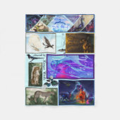 Fantasy Artwork von Kaiya Wells Fleece Blanket (Vorderseite)