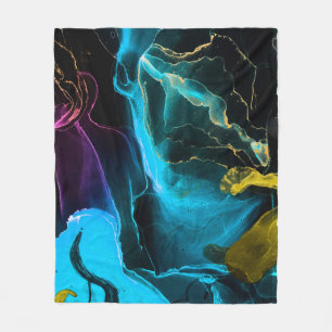 Fantasy Background. Makro Foto Paint. Faded Aweso Fleecedecke