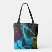 Fantasy Background. Makro Foto Paint. Faded Aweso Tasche (Rückseite)