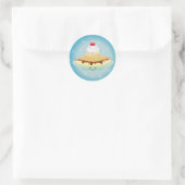 Fantasy Bananasplit Runder Aufkleber (Tasche)