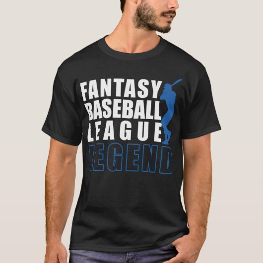 Fantasy Baseball League Baseball lustiges Bambino  T-Shirt (Vorderseite)
