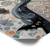 Fantasy Bat Girl Poster (Ecke)