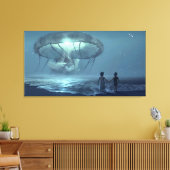 Fantasy Beach Scene Leinwand Art (Insitu (Wohnzimmer))