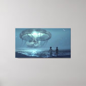 Fantasy Beach Scene Leinwand Art (Vorderseite)