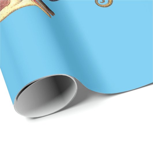 Fantasy Beasts Sea Creatures Monster Art Geschenkpapier (Rolleneckpunkt)