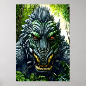 Fantasy Beat im Wald | AI Art Poster (Vorne)