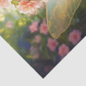 Fantasy Beautiful Blue Fairy Girl Entdeckungsreise Seidenpapier (Detail)