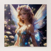 Fantasy Beautiful Blume Fairy Puzzle (Vertikal)