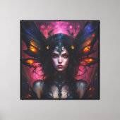 Fantasy Beautiful Blume Pixie Fairy Princess Leinwanddruck (Vorderseite)