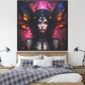Fantasy Beautiful Blume Pixie Fairy Princess Leinwanddruck (Insitu (Schlafzimmer))