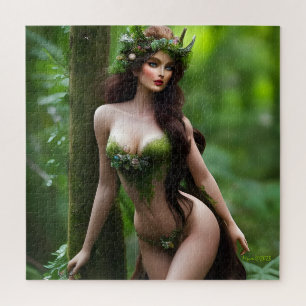 Fantasy Beautiful Forest Fairy Puzzle