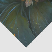 Fantasy Beautiful Green Forest Fairy Decoupage Seidenpapier (Detail)