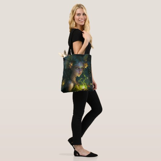 Fantasy Beautiful Green Forest Fairy Tasche (Am Model)