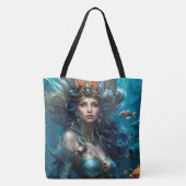 Fantasy Beautiful Mermai Princess Tasche (Rückseite)