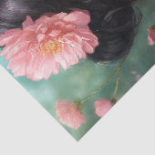 Fantasy Beautiful Pink Fairy Girl Decoupage Seidenpapier (Detail)