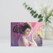 Fantasy Beauty 01 Postkarte (Stehend Vorderseite)