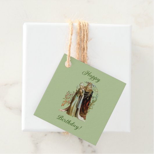 Fantasy Beauty & Biest Geburtstag Geschenkanhänger (Beispiel)