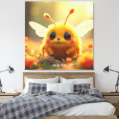 Fantasy Bee Bug Sun Leinwanddruck (Insitu (Schlafzimmer))
