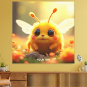 Fantasy Bee Bug Sun Leinwanddruck (Insitu (Wohnzimmer))