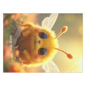 Fantasy Bee Bug Sun Tischdecke (Vorderseite (Horizontal))