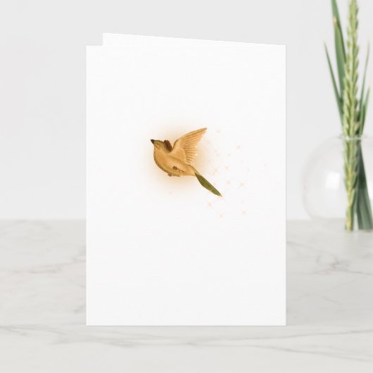 Fantasy Bird Wedding Programm (Rückseite)