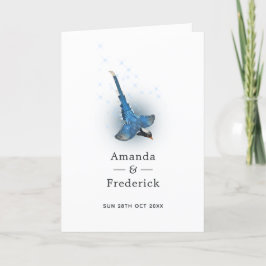 Fantasy Bird Wedding Programm