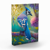 Fantasy Birds Blue Jay Fotoblock (Links)