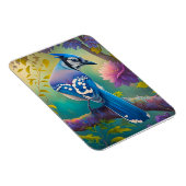 Fantasy Birds Blue Jay Magnet (Rechte Seite)
