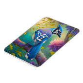 Fantasy Birds Blue Jay Magnet (Linke Seite)