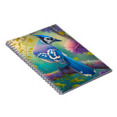 Fantasy Birds Blue Jay Notizblock (Rechte Seite)