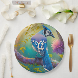 Fantasy Birds Blue Jay Pappteller