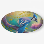 Fantasy Birds Blue Jay Pappteller (Schrägansicht)