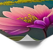 Fantasy Birds Blue Jay Poster (Ecke)