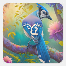 Fantasy Birds Blue Jay