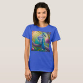 Fantasy Birds Blue Jay T-Shirt (Vorne ganz)