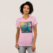 Fantasy Birds Blue Jay T-Shirt (Vorne ganz)