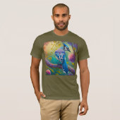 Fantasy Birds Blue Jay T-Shirt (Vorne ganz)