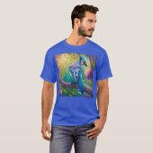 Fantasy Birds Blue Jay T-Shirt (Vorne ganz)