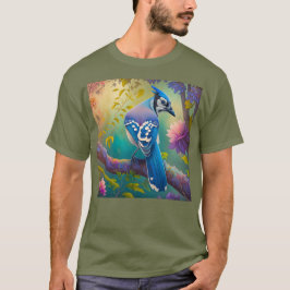 Fantasy Birds Blue Jay T-Shirt