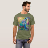 Fantasy Birds Blue Jay T-Shirt (Vorne ganz)