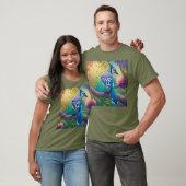 Fantasy Birds Blue Jay T-Shirt (Unisex)