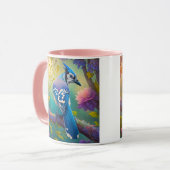 Fantasy Birds Blue Jay Tasse (Vorderseite Links)