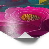 Fantasy Birds Männlicher Kardinal Fotodruck (Ecke)