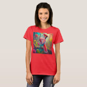 Fantasy Birds Männlicher Kardinal T-Shirt (Vorne ganz)