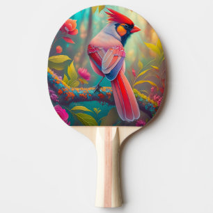 Fantasy Birds Männlicher Kardinal Tischtennis Schläger
