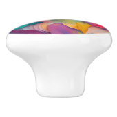 Fantasy Birds Silk Bird Keramikknauf (Seitenansicht)