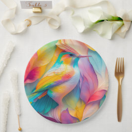 Fantasy Birds Silk Bird Pappteller